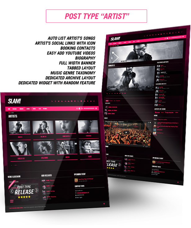 Musicians, Music label, Music Band and Dj music wordpress theme